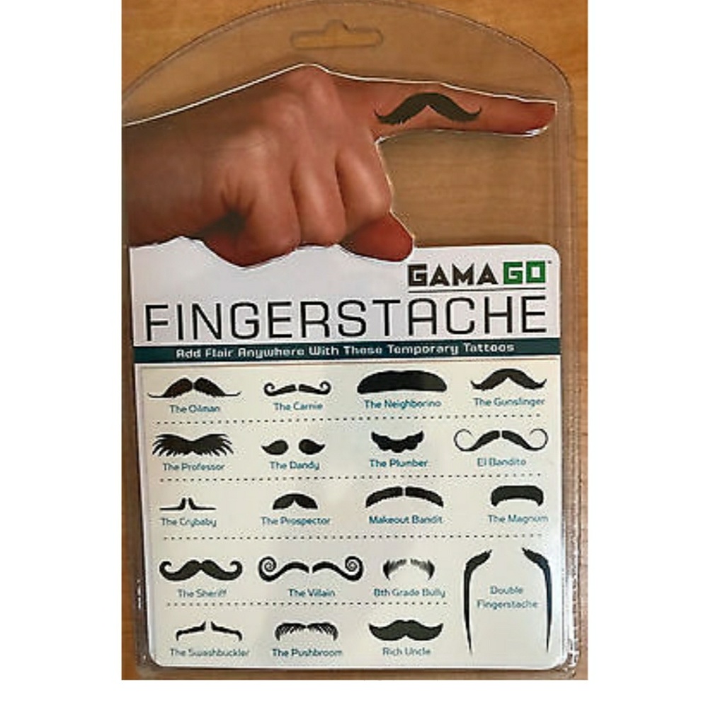 Fingerstache!!😜